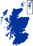 map of scotland