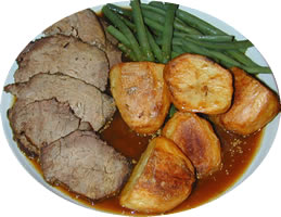 roast beef sunday lunch