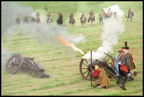 English civil war cannon (c) Mike Lindsay ARPS