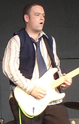 A male guitarist