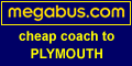 Megabus cheap coach to Plymouth