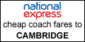 cheap coach tickets and timetable for coaches to cambridge