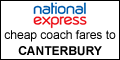cheap coach tickets and timetable for coaches to canterbury