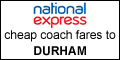 cheap coach tickets and timetable for coaches to durham