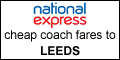 cheap coach tickets and timetable for coaches to leeds