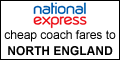 cheap coach tickets and timetable for coaches to north england