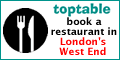 Book a restaurant in London's West End