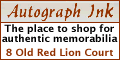 Authentic memorabilia from Autograph Ink, Stratford